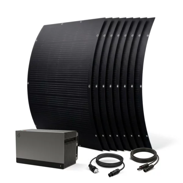 Balkonkraftwerk Flex 1600W mit Speicher 2,11kWh - Set