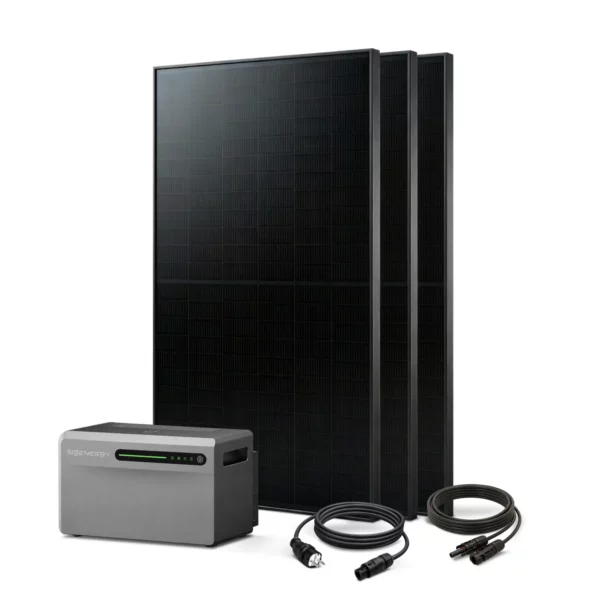 balkonkraftwerk 2,7kWh aus 3x solarmodul und sigenergy sigenmate speicher